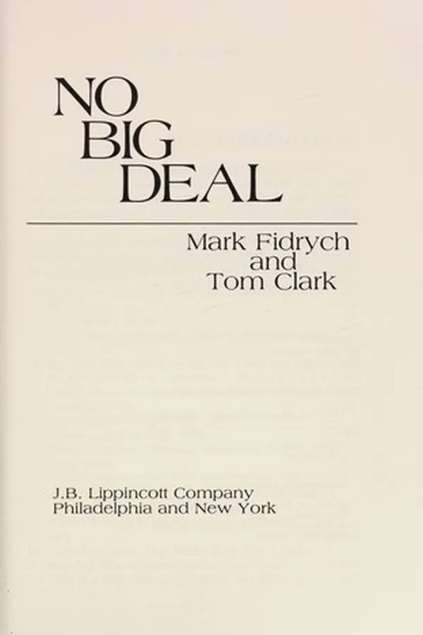 Capa de No big deal