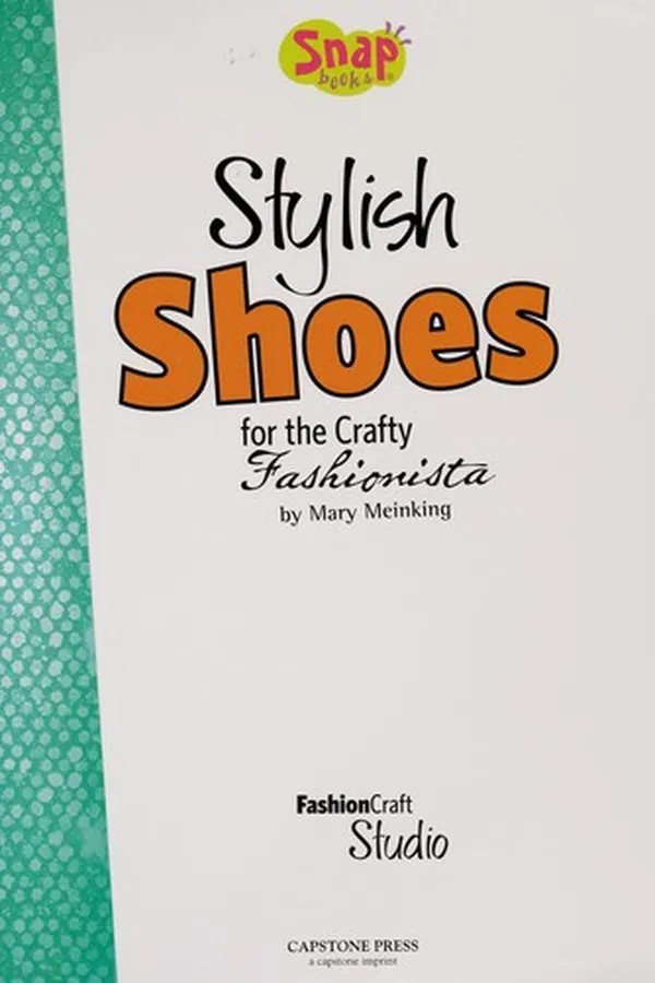 Capa de Stylish shoes for the crafty fashionista