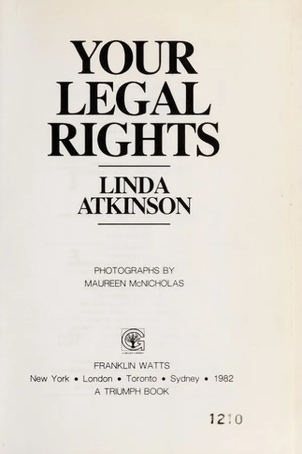 Capa de Your legal rights