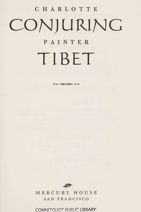 Capa de Conjuring Tibet