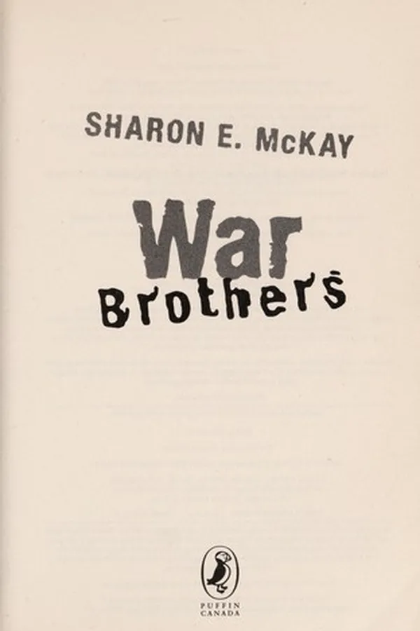 Cover of War brothers