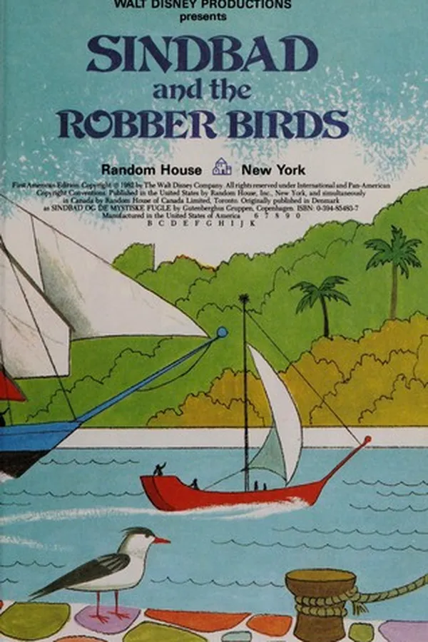 Capa de Walt Disney Productions presents Sindbad and the robber birds