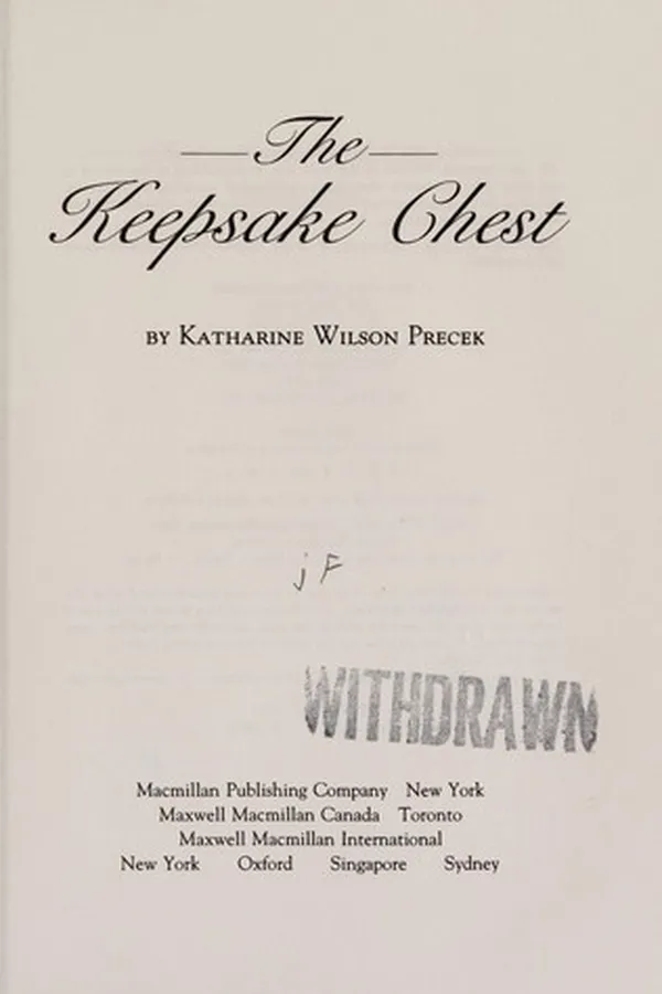 Capa de The keepsake chest