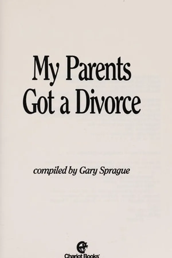 Capa de My parents got a divorce