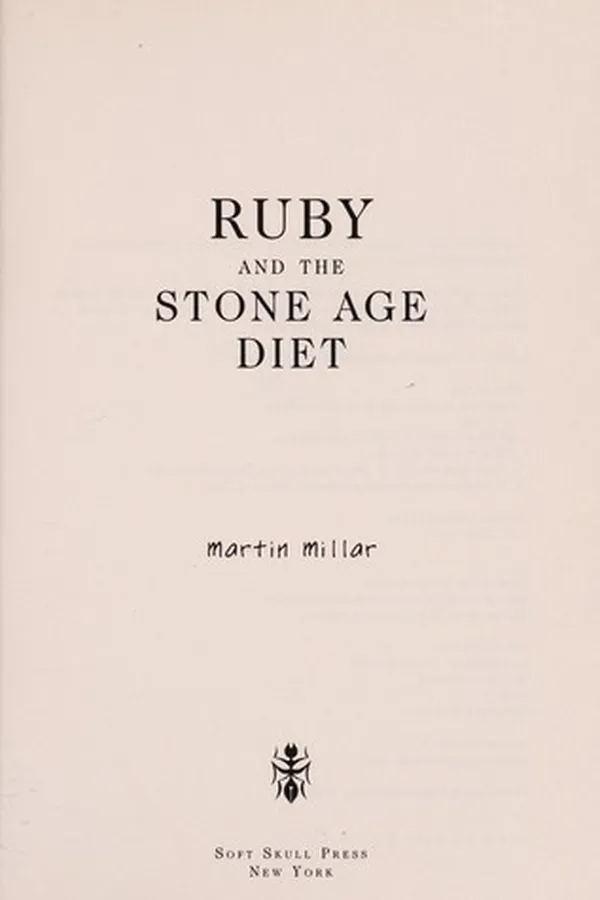 Capa de Ruby and the stone age diet