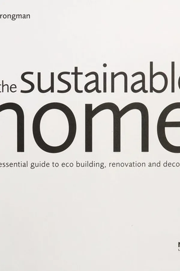 Capa de The sustainable home