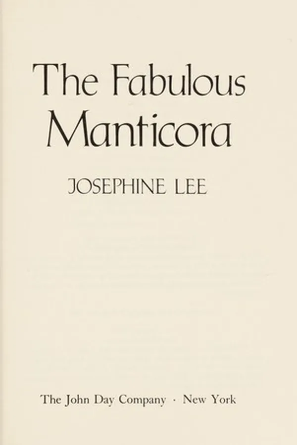 Capa de The fabulous manticora