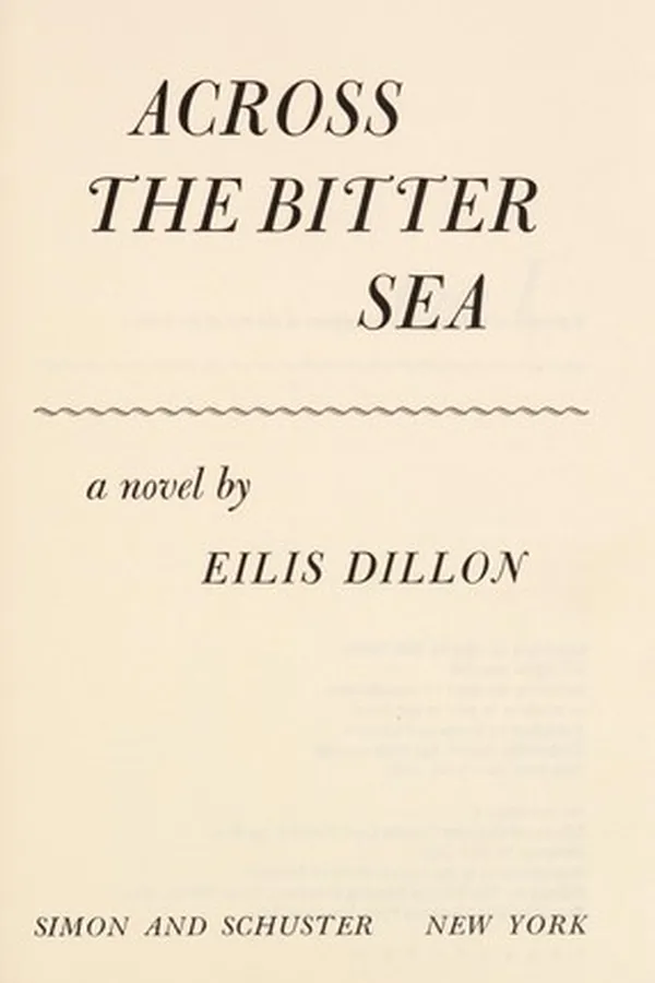 Capa de Across the bitter sea