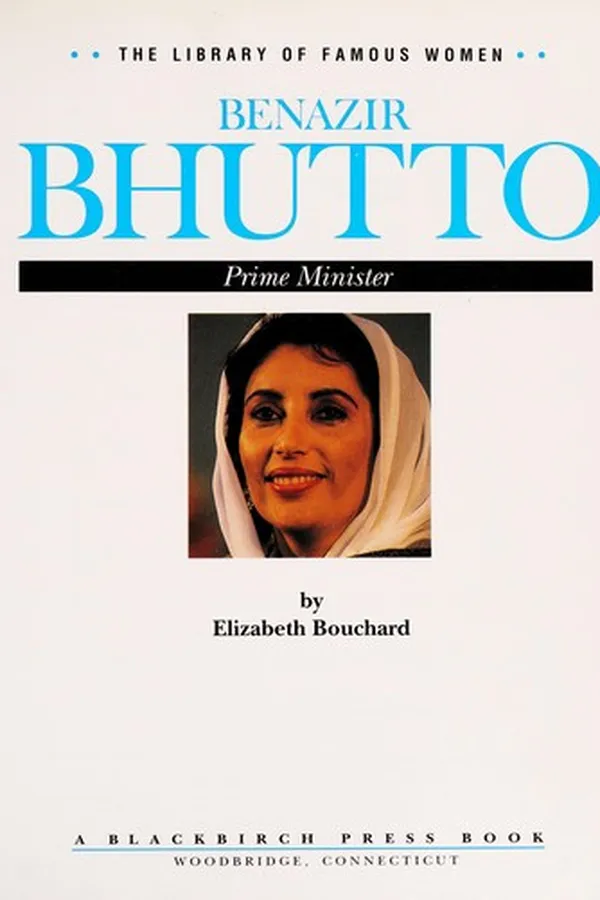 Capa de Benazir Bhutto