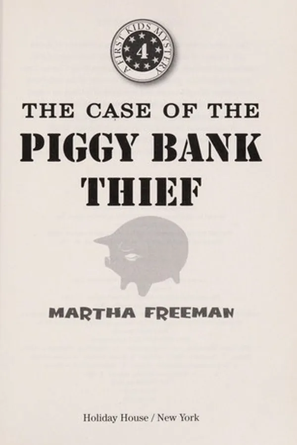 Capa de The case of the piggy bank thief