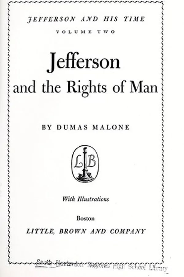 Capa de Jefferson and the rights of man
