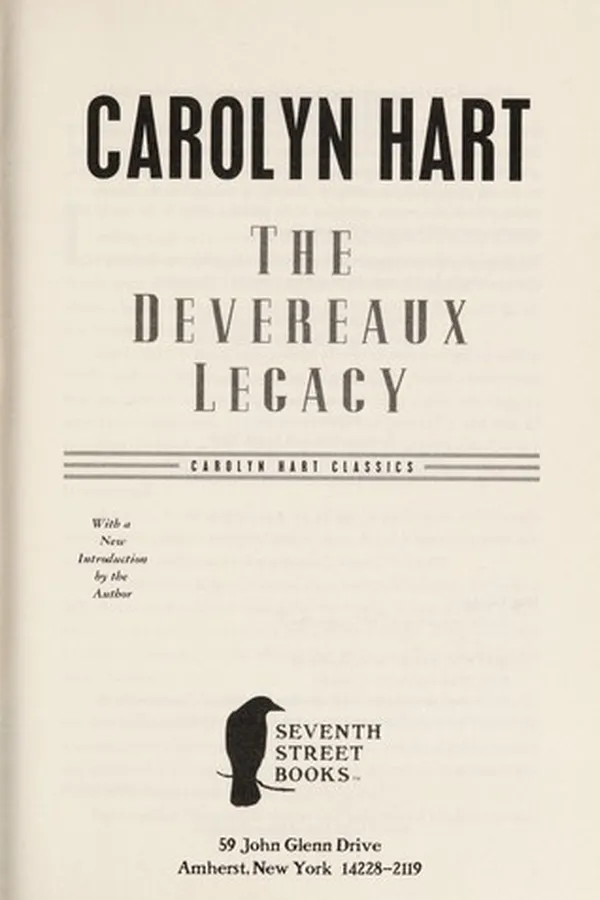 Cover of The Devereaux legacy