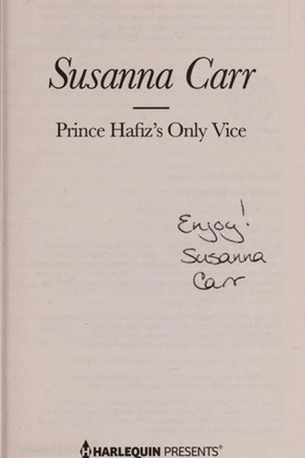 Capa de Prince Hafiz's only vice