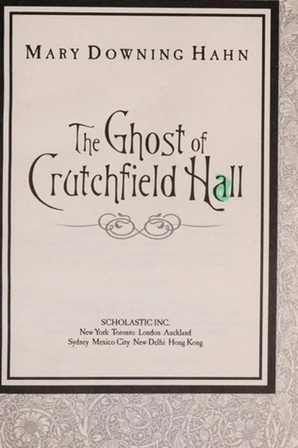 Capa de The ghost of Crutchfield Hall