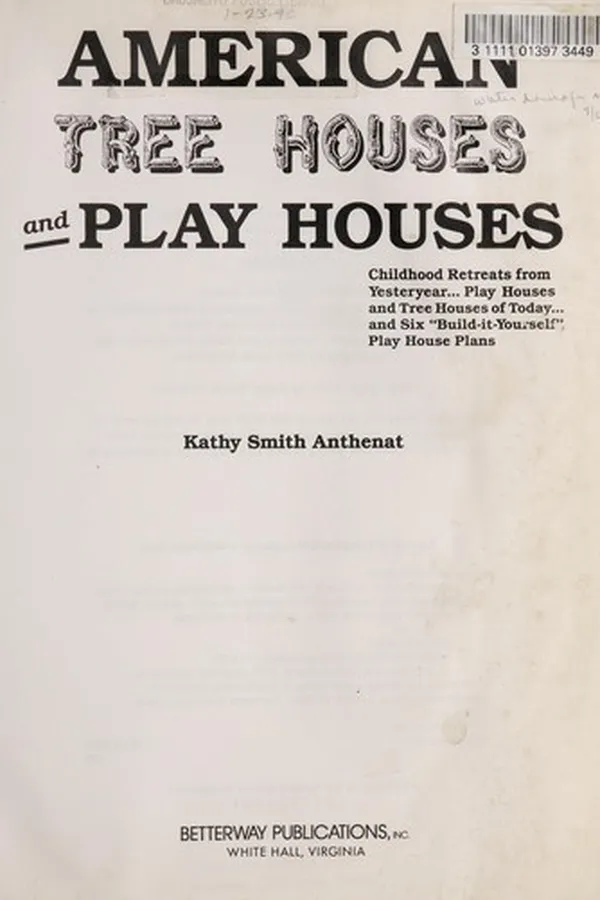 Capa de American tree houses and play houses