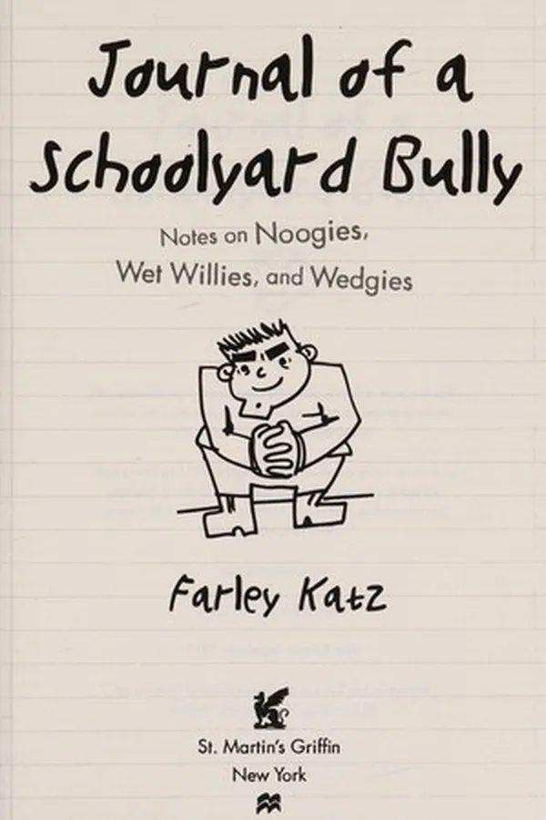 Capa de Journal of a schoolyard bully