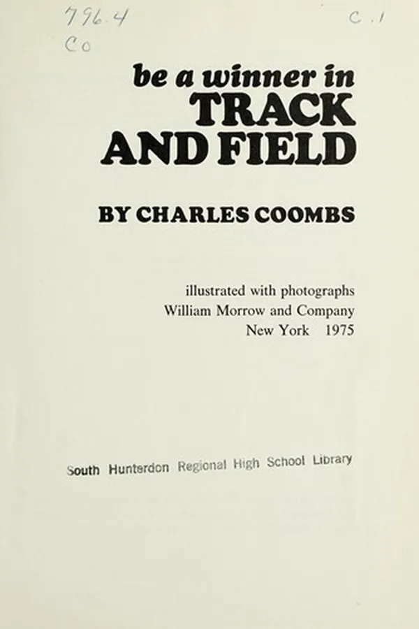 Capa de Be a winner in track and field