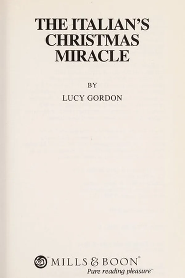 Capa de The Italian's Christmas Miracle
