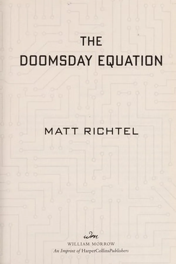 Capa de The Doomsday equation
