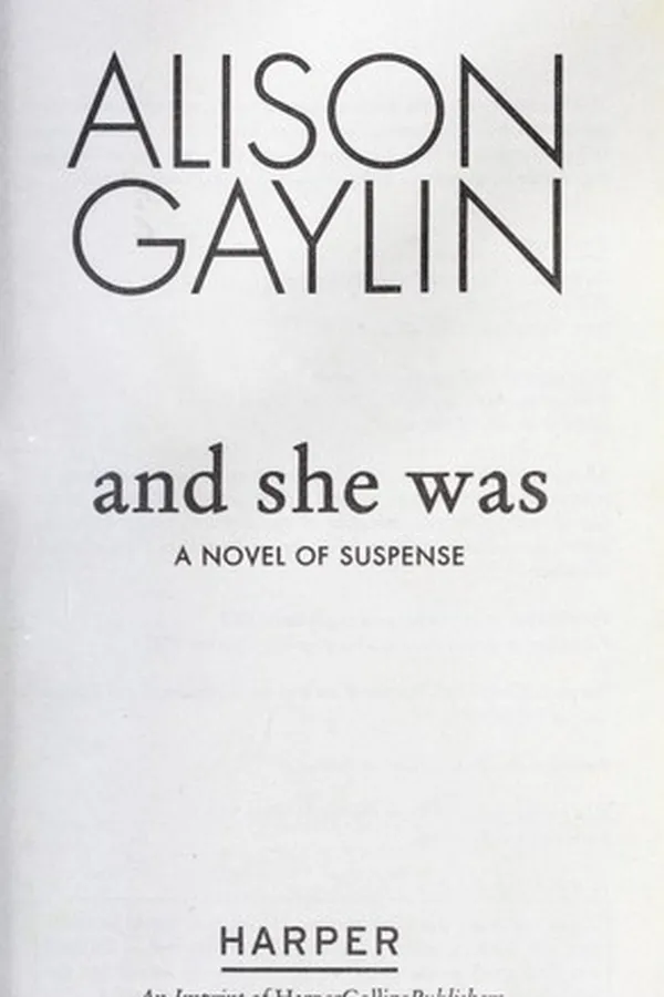 Capa de And she was