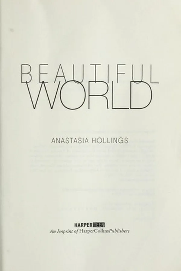Capa de Beautiful world