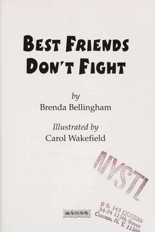 Capa de Best friends don't fight
