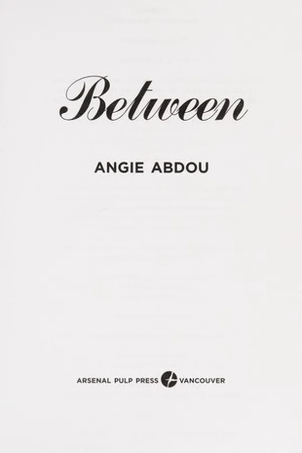 Capa de Between