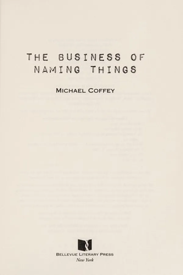 Capa de The business of naming things