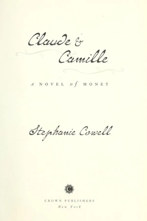 Capa de Claude & Camille