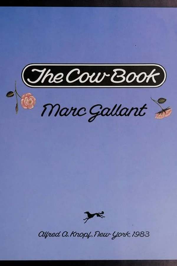 Capa de The cow book