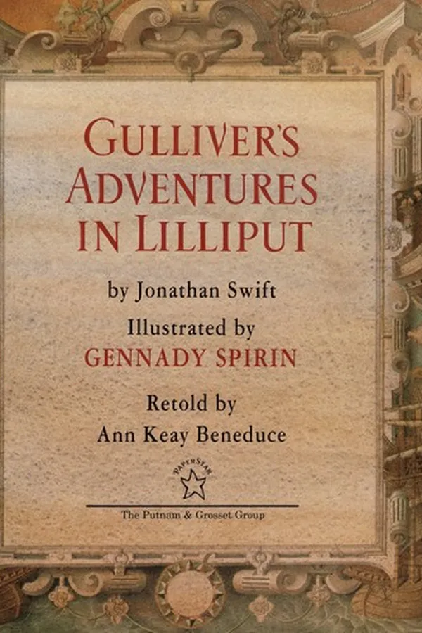 Capa de Gulliver's adventures in Lilliput