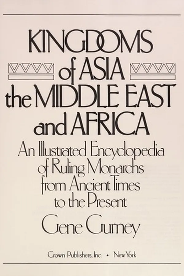 Capa de Kingdoms of Asia, the Middle East, and Africa