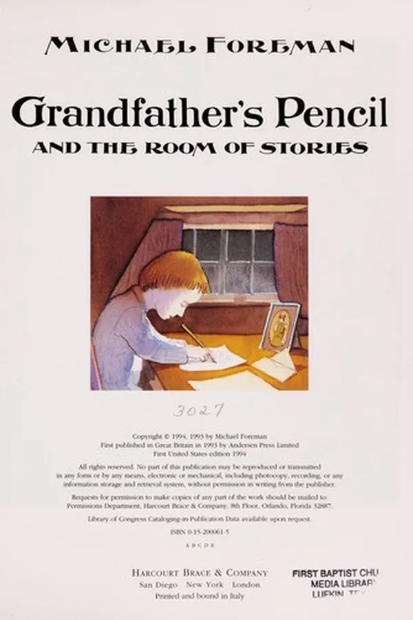 Capa de Grandfather's pencil and the room of stories