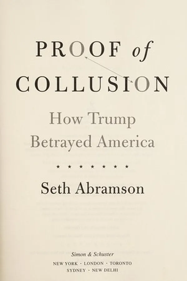 Capa de Proof of collusion