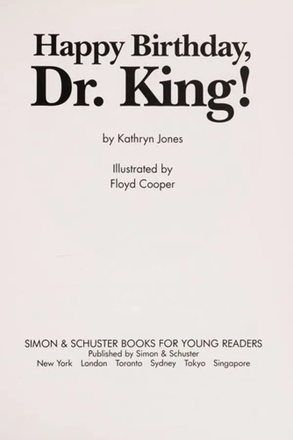 Capa de Happy birthday, Dr. King!