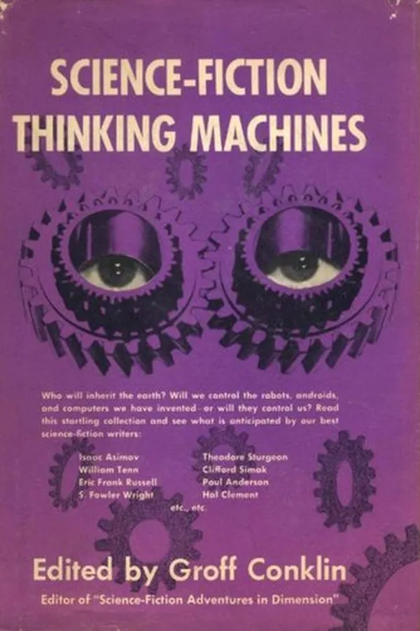 Capa de Science-fiction thinking machines