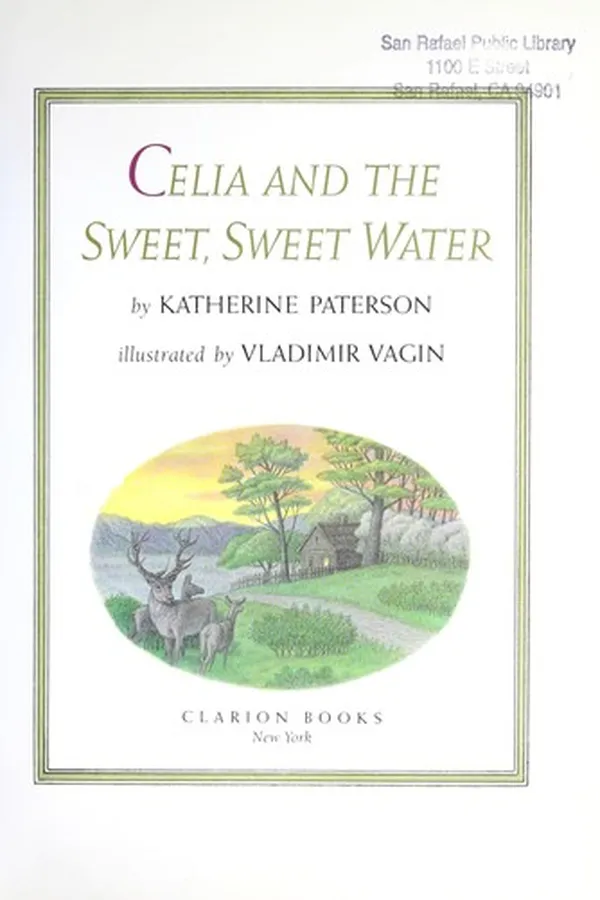 Capa de Celia and the sweet, sweet water