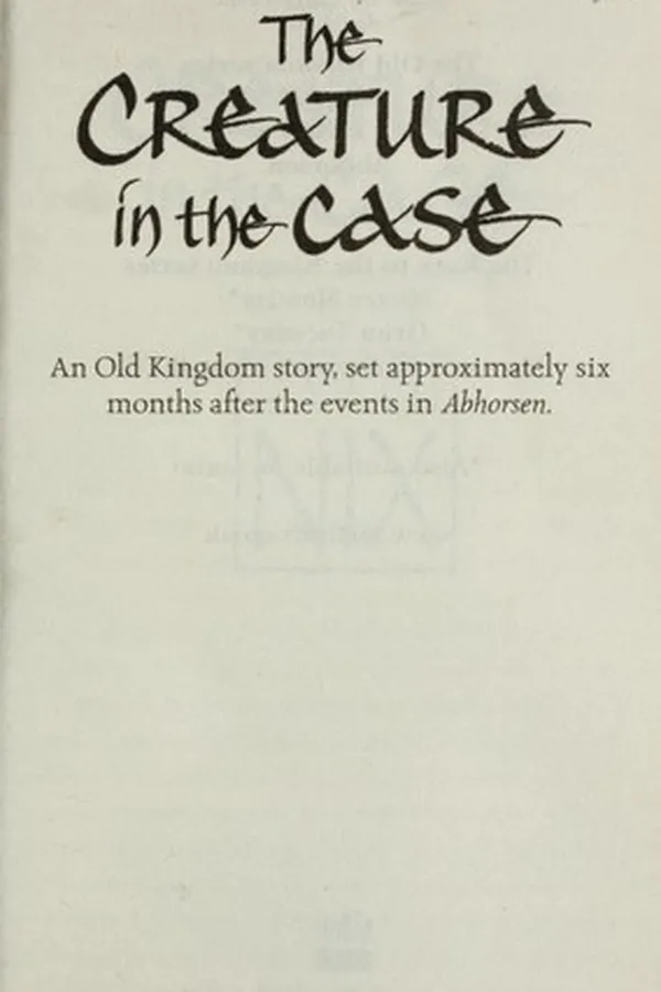 Capa de The creature in the case