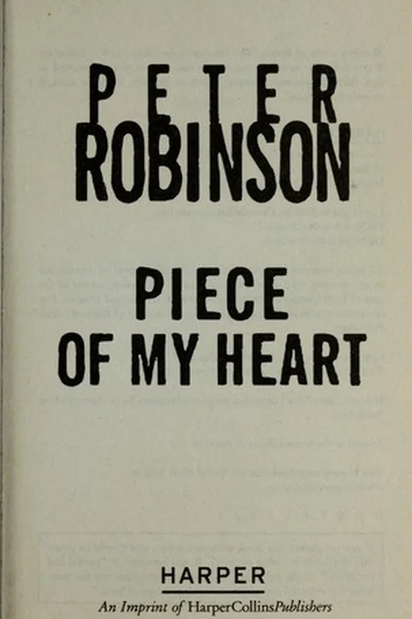Capa de Piece of my heart