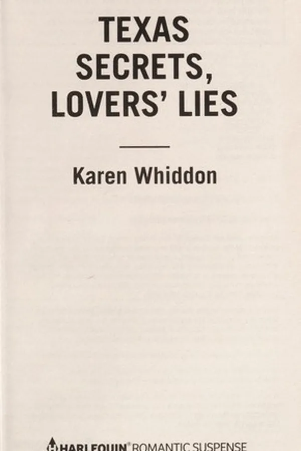 Capa de Texas secrets, lovers' lies