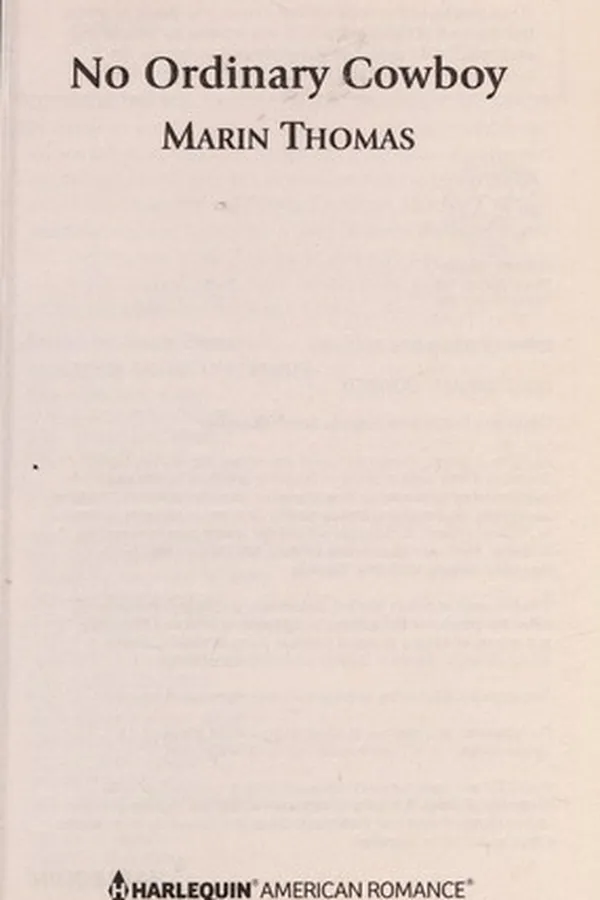 Capa de No ordinary cowboy