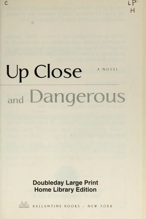 Capa de Up close and dangerous