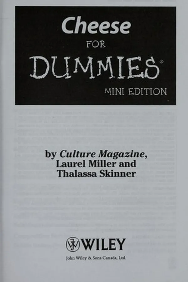 Capa de Cheese for dummies