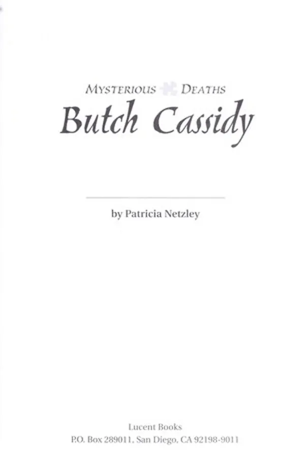 Capa de Butch Cassidy