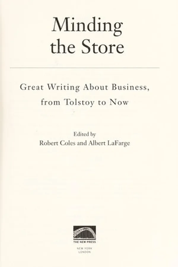 Capa de Minding the store