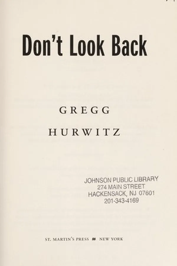 Capa de Don't Look Back