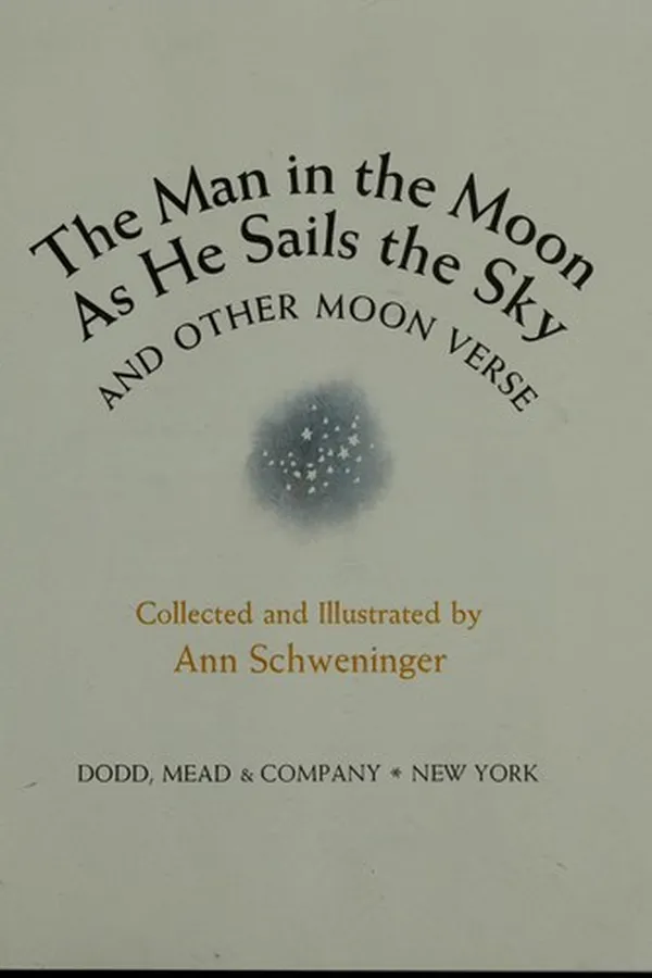 Capa de The Man in the Moon as he sails the sky and other moon verse