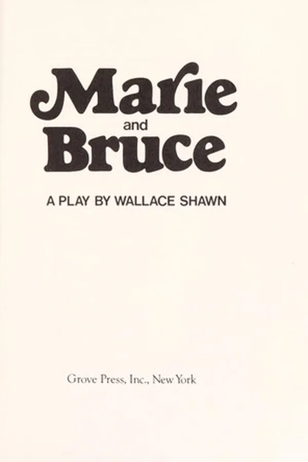 Cover of Marie and Bruce