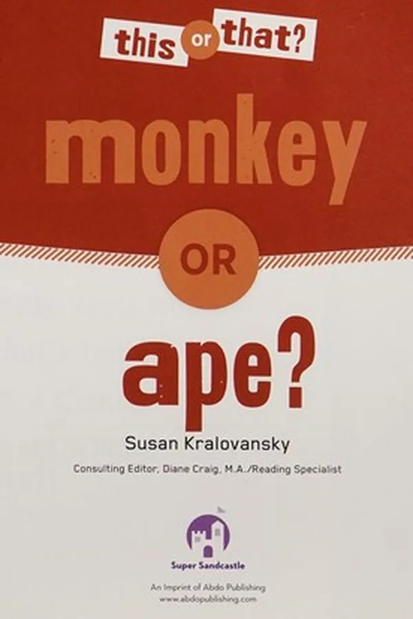 Capa de Monkey or ape?