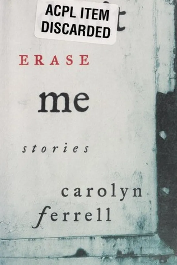 Cover of Don't erase me